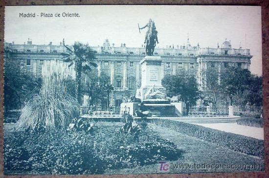 Postales: MADRID - PLAZA DE ORIENTE. - Foto 1