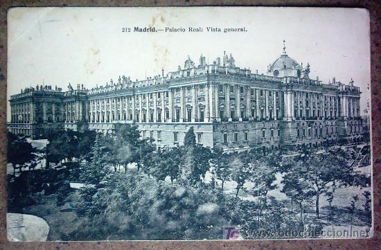 Postales: MADRID - PALACIO REAL: VISTA GENERAL. - Foto 1