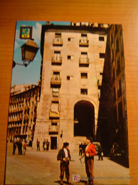 Postales: POSTAL MADRID  ARCO DE CUCHILLEROS - Foto 1