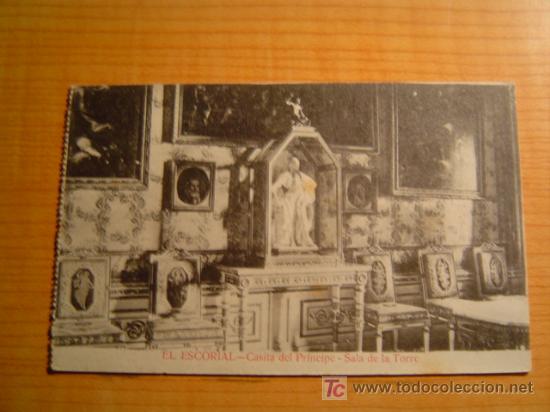 Postales: TARJETA POSTAL EL ESCORIAL  - CASITA DEL PRINCIPE - SALA DE LA TORRE