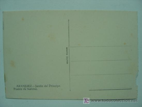 Postales: ARANJUEZ (MADRID) - Foto 2