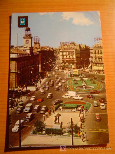 Postales: `POSTAL MADRID PUERTA DEL SOL - Foto 1