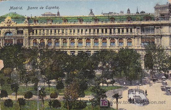 Postales: POSTAL DE MADRID, BANCO DE ESPA&Ntilde;A - Foto 1
