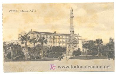 Postales: MADRID .. Estaci&oacute;n de Colon - Foto 1