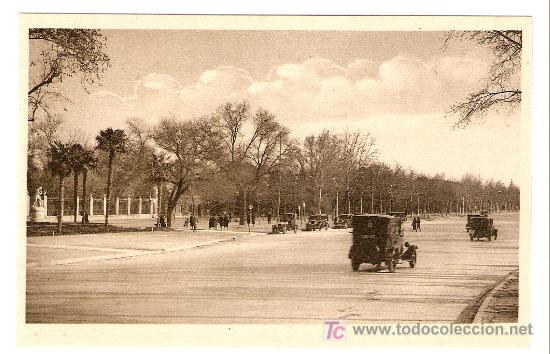 Postkarten: madrid - Retiro - Parque Zool&oacute;gico y Paseo de Coches