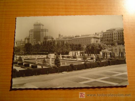 Postales: POSTAL MADRID JARDINES DE SABATINI - Foto 1