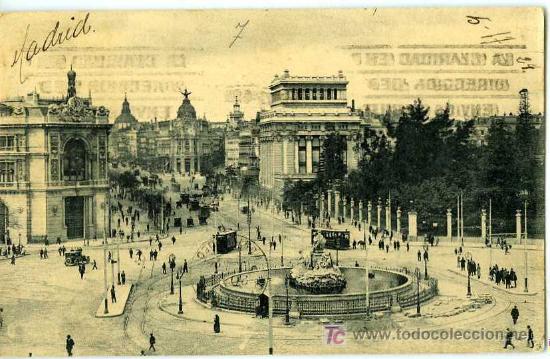 Postales: POSTAL MADRID CALLE DE ALCALA - Foto 1