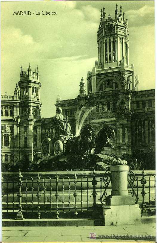 Postales: POSTAL MADRID LA CIBELES - Foto 1