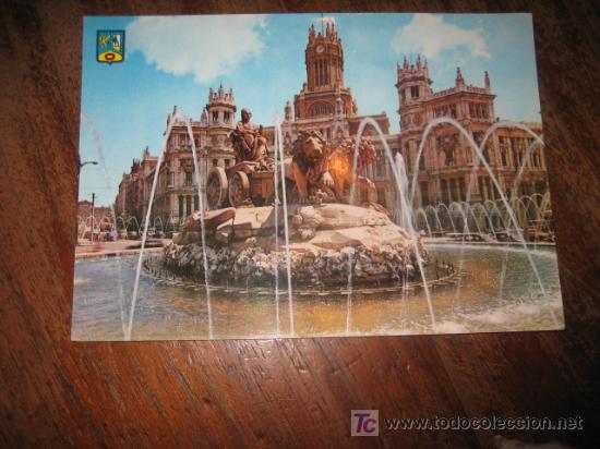 Postales: MADRID     LA CIBELES Y PALACIO DE COMUNICACIONES - Foto 1