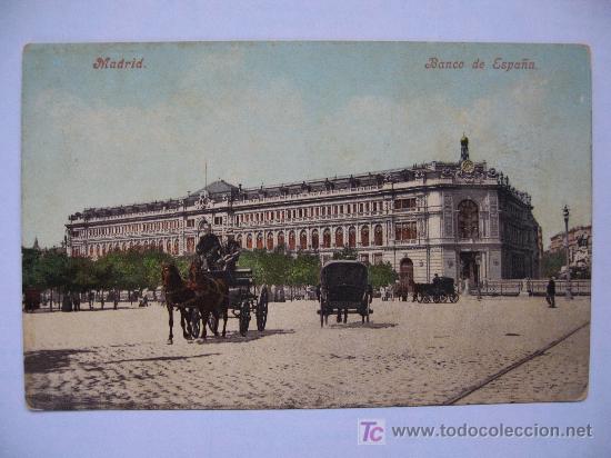 Postales: MADRID  - BANCO DE ESPA&Ntilde;A  - SIN CIRCULAR - Foto 1