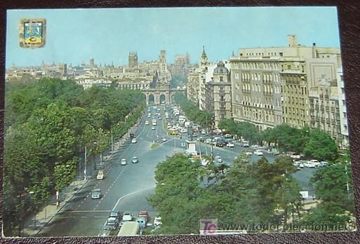Cartes Postales: POSTAL ANTIGUA MADRID-Monumento Espartero-n&ordm;53 DOMINGUEZ-Ediciones FISA - Circulada 1967