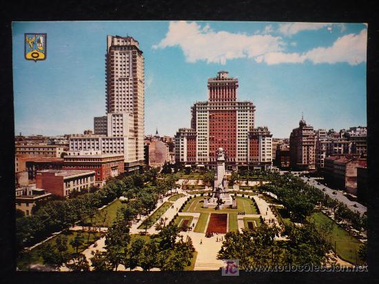 Postales: MADRID PLAZA DE  ESPA&Ntilde;A.  SIN CIRCULAR. - Foto 1