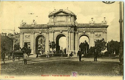 Postales: POSTAL MADRID PUERTA DE ALCALA PZ - Foto 1