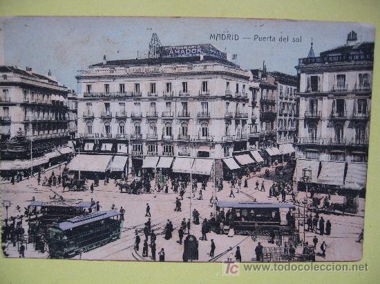 Postales: MADRID - PUERTA DEL SOL - Foto 1
