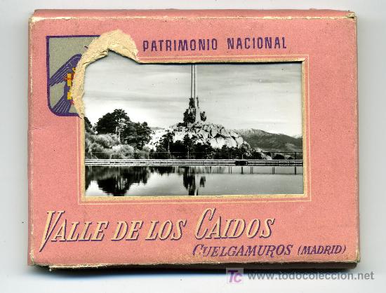VALLE DE LOS CAIDOS - PATRIMONIO NACIONAL - (TIRA DE 18 POSTALES) MUY ANTIGUAS - CUELGAMUROS (MADRID (Postales - España - Madrid Moderna (desde 1940))