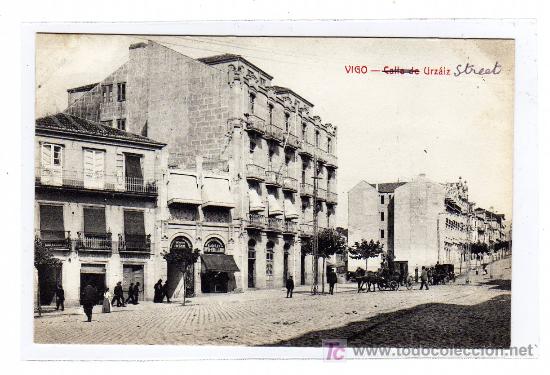 Postales: Calle de Uz&aacute;iz.Sin Circular. Reverso sin dividir.