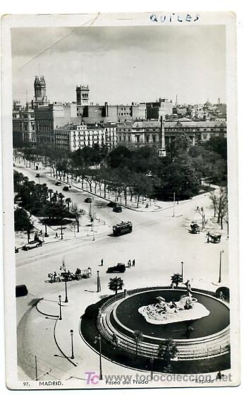 Postales: MADRID, PASEO DEL PRADO,       P22219 - Foto 1