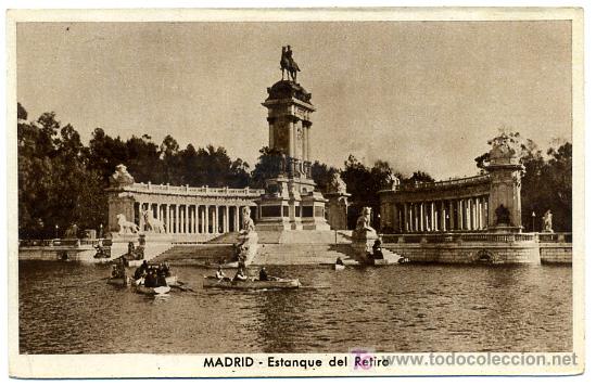 Postales: MADRID, ESTANQUE DEL RETIRO,       P22221 - Foto 1