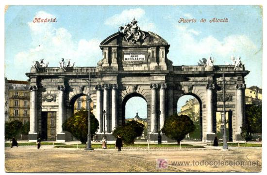 Postales: MADRID, PUERTA DE ALCALA,       P22238 - Foto 1