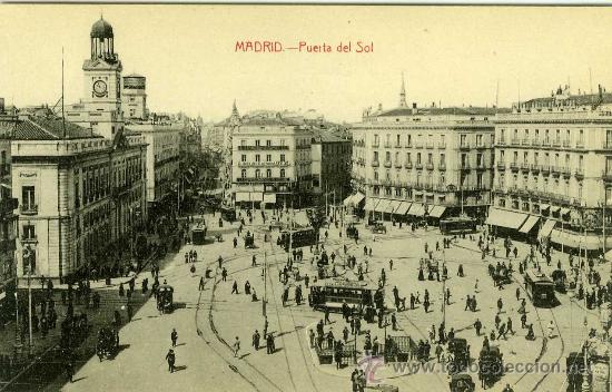 Postales: POSTAL MADRID PUERTA DEL SOL - Foto 1