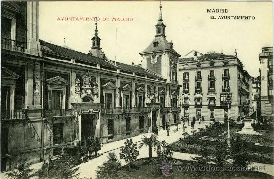 Postales: POSTAL MADRID EL AYUNTAMIENTO - Foto 1