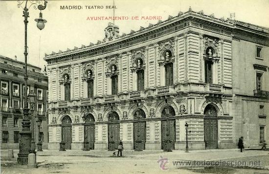 Postales: POSTAL MADRID TEATRO REAL - Foto 1