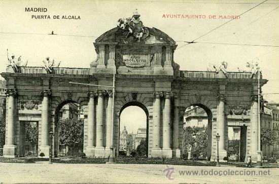 Postales: POSTAL MADRID PUERTA DE ALCALA - Foto 1