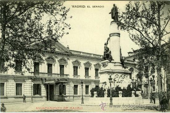 Postales: POSTAL MADRID EL SENADO - Foto 1