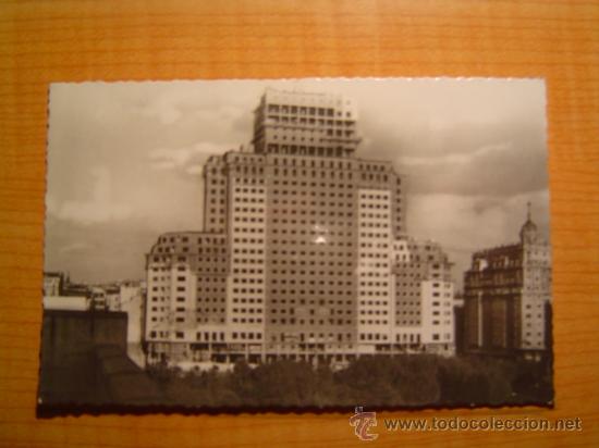 Postales: TARJETA POSTAL MADRID EDIFICIO ESPA&Ntilde;A CIRCULADA - Foto 1