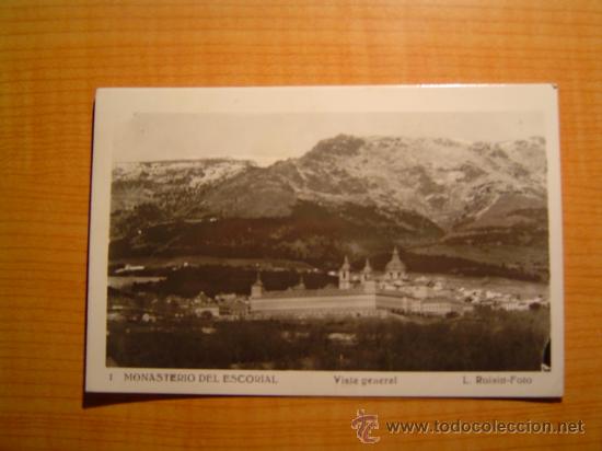 Postales: POSTAL MONASTERIO DEL ESCORIAL VISTA GENERAL CIRCULADA