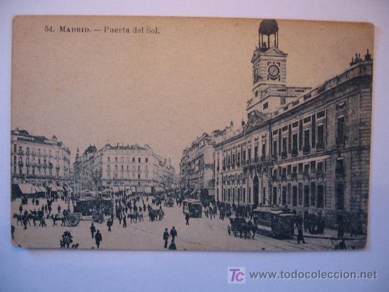 Postales: MADRID - PUERTA DEL SOL - SIN CIRCULAR - Foto 1