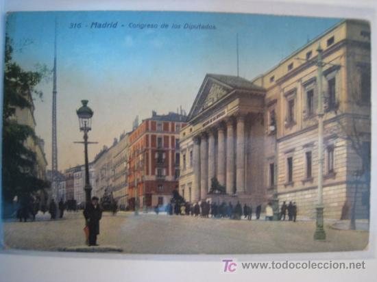 Postales: MADRID. Congreso de los diputados. Postal - Foto 1