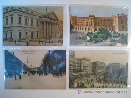Postales: MADRID. LOTE 4 POSTALES ORIGINALES - Foto 1