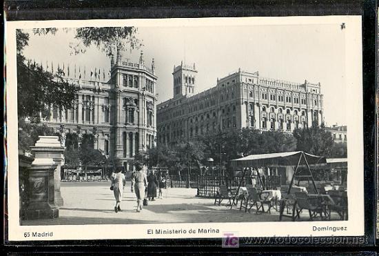 Postales: MADRID. EL MINISTERIO DE MARINA. - Foto 1