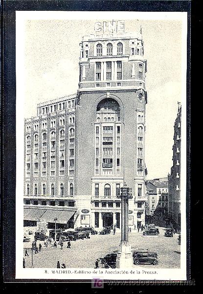 Postales: MADRID. EDIFICIO DE LA ASOCIACION DE LA PRENSA. - Foto 1