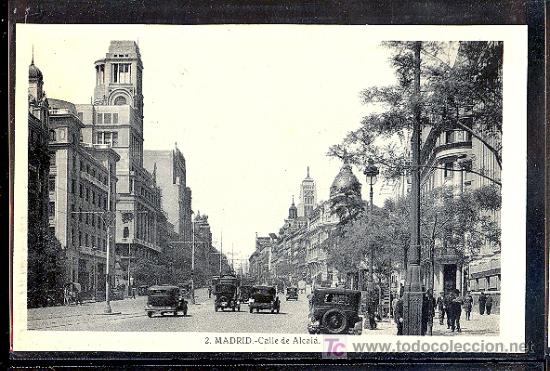 Postales: MADRID. CALLE DE ALCALA. - Foto 1