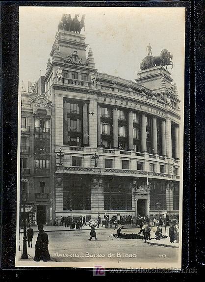 Postales: MADRID. BANCO DE BILBAO. - Foto 1