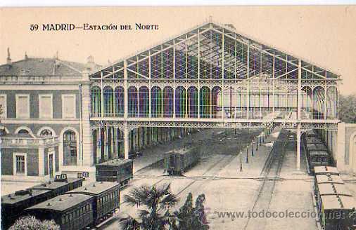 Postales: 59 MADRID - ESTACION DEL NORTE - Foto 1