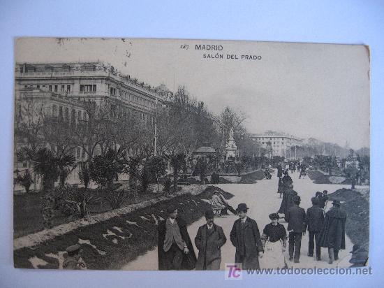 Postales: MADRID - SALON DEL PRADO - Foto 1