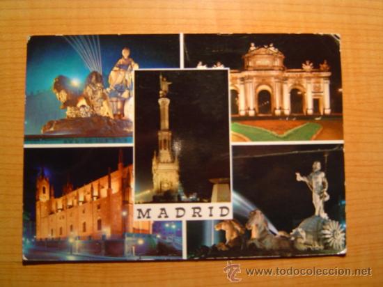 Postales: POSTAL MADRID ESCRITA - Foto 1