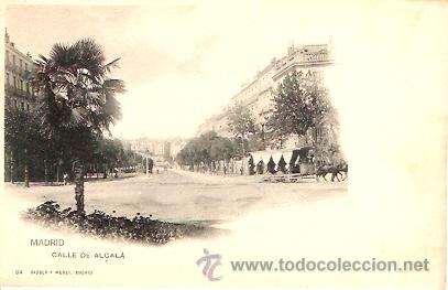 Postales: POSTAL MADRID CALLE DE ALCALA - Foto 1