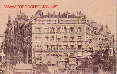 Cartoline: TARJETA POSTAL DE MADRID.-HOTEL DE PARIS-.