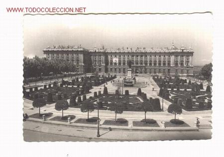 Postales: Postal de Madrid, Plaza de Oriente. - Foto 1