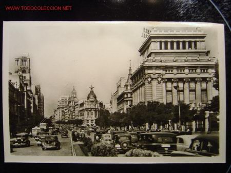 Postales: MADRID CALLE ALCALA - Foto 1