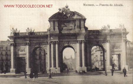 Postales: TARJETA POSTAL DE MADRID- PUERTA DE ALCALA. - Foto 1