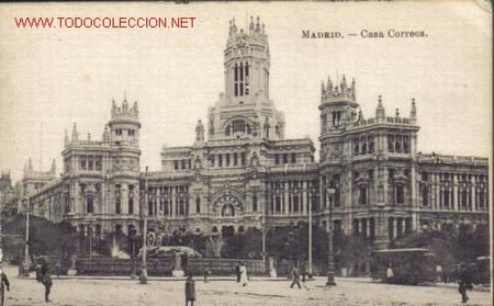 Postcards: TARJETA POSTAL DE MADRID- CASA CORREOS.