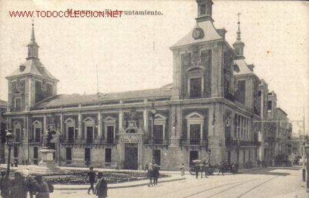 Cartoline: TARJETA POSTAL DE MADRID- EL AYUNTAMIENTO.