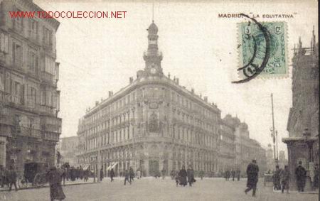 Cartoline: TARJETA POSTAL DE MADRID- LA EQUITATIVA.