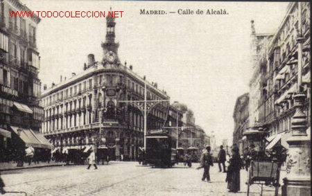 Cartoline: TARJETA POSTAL DE MADRID- CALLE DE ALCALA.