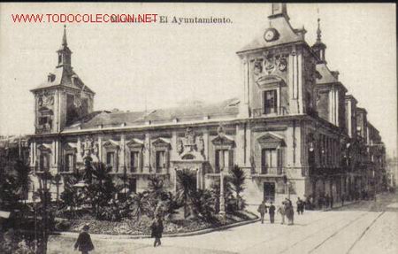Cartoline: TARJETA POSTAL DE MADRID- EL AYUNTAMIENTO.